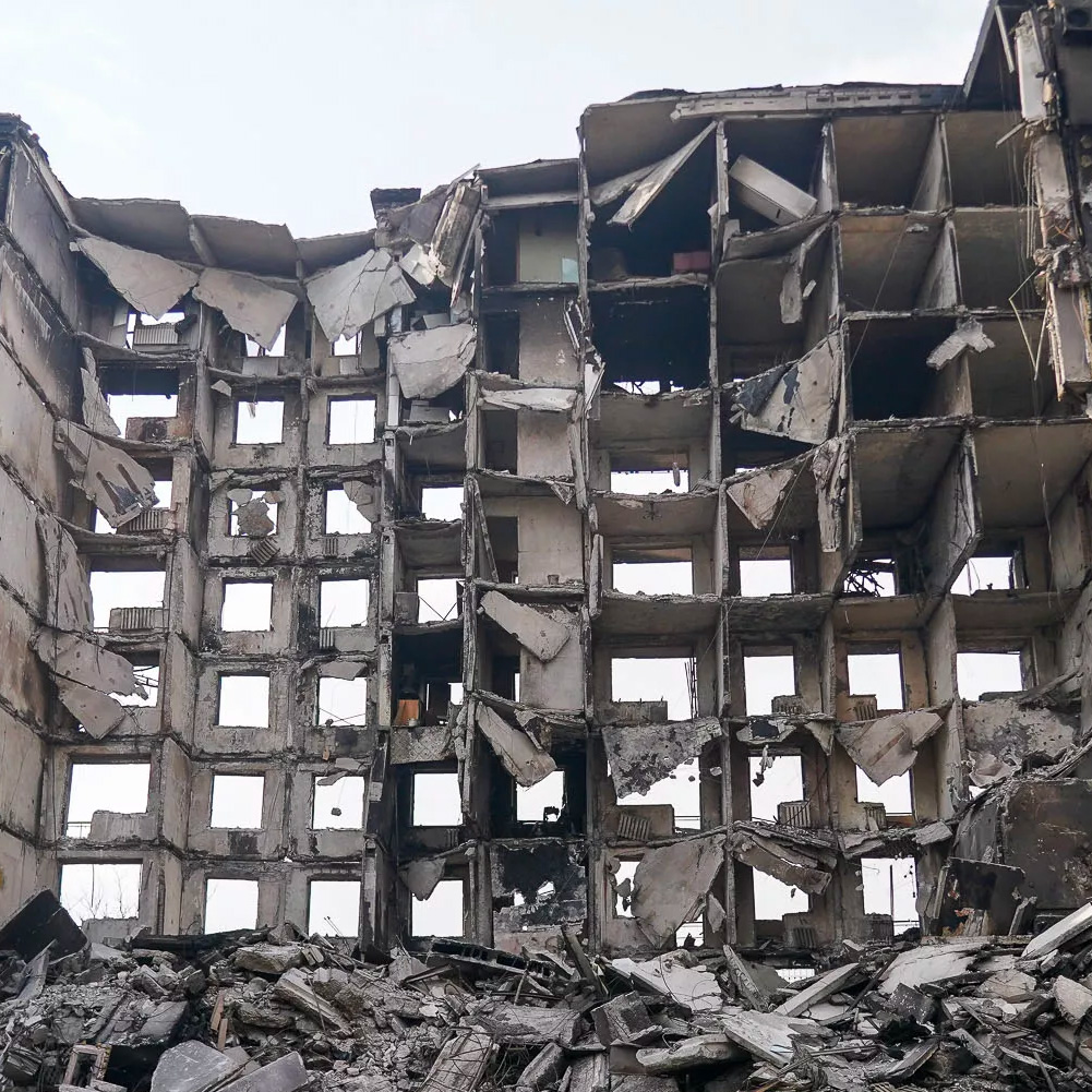 Destroyed Mariupol